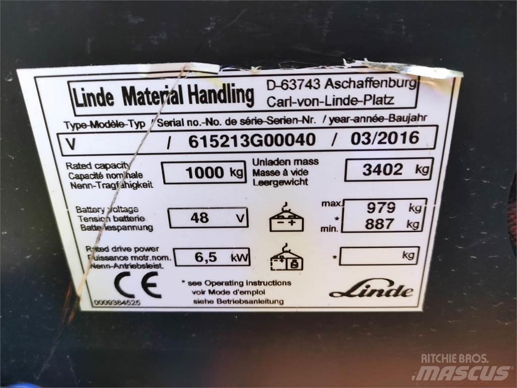 Linde V12 Didelių aukščių keltuvai-krautuvai