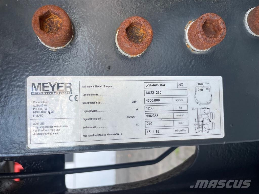 Meyer 5-2644G-16A Krovimas/Kėlimas - Kita