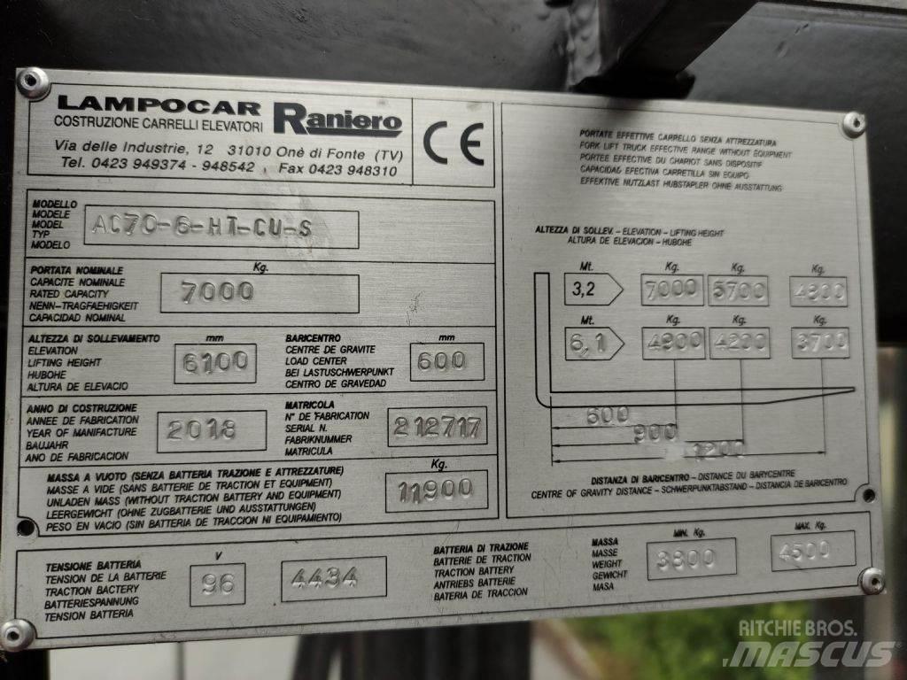 Raniero AC70-6-HT-CU-S Elektriniai šakiniai krautuvai