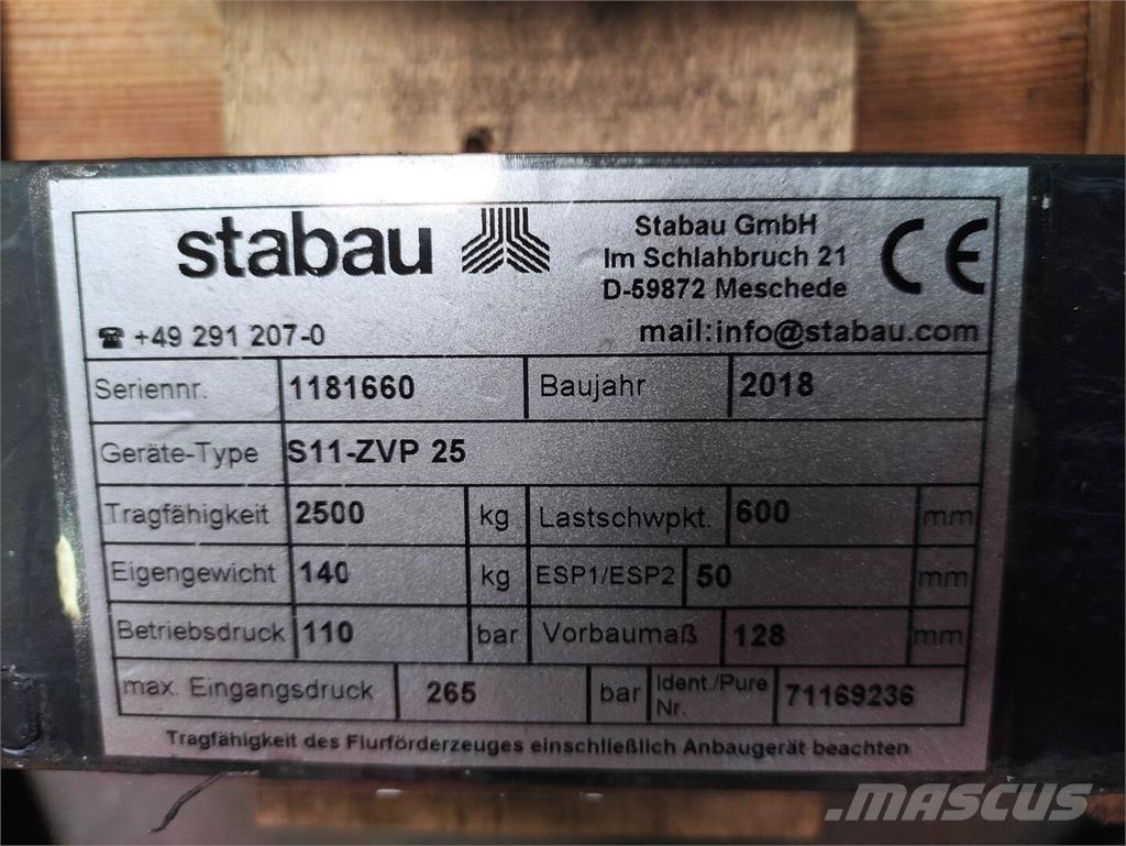 Stabau S11-ZVP25 Krovimas/Kėlimas - Kita