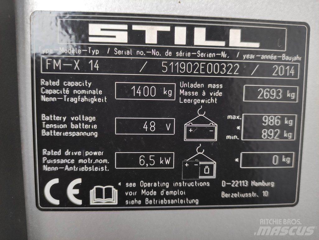 Still FM-X-14 Šakiniai krautuvai su prailgintu keltuvu
