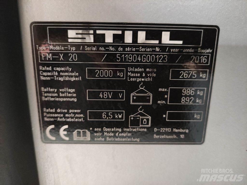 Still FM-X-20 Šakiniai krautuvai su prailgintu keltuvu