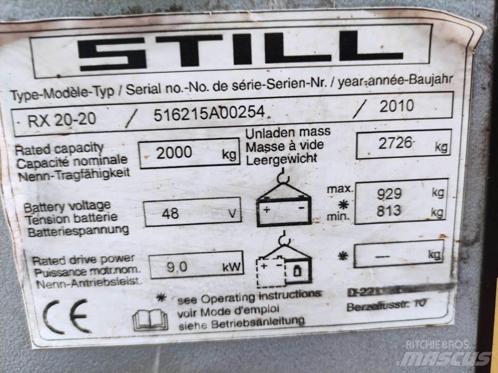 Still RX20-20 Elektriniai šakiniai krautuvai