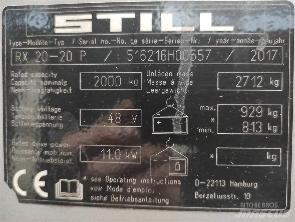 Still RX20-20 P Elektriniai šakiniai krautuvai