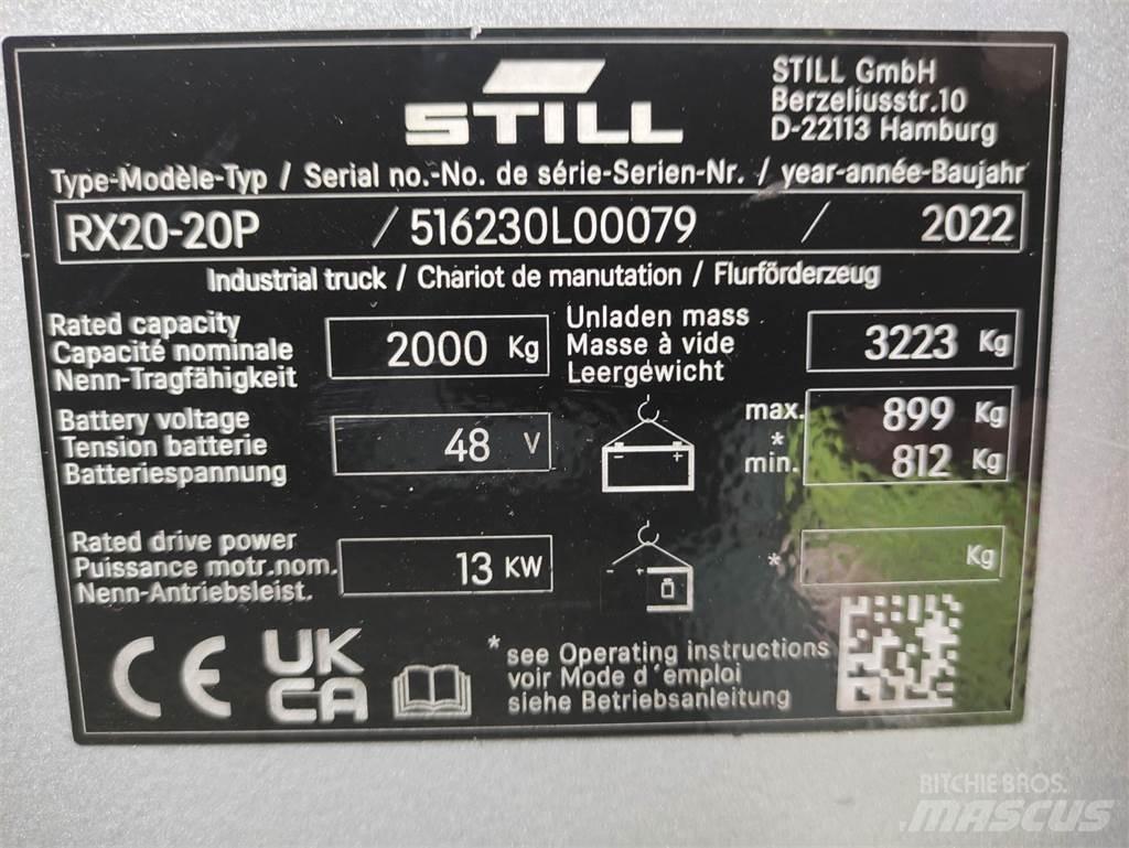Still RX20-20 P Elektriniai šakiniai krautuvai