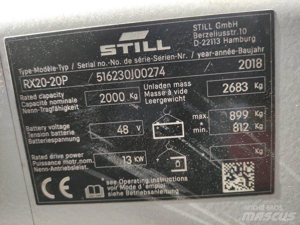 Still RX20-20P Elektriniai šakiniai krautuvai