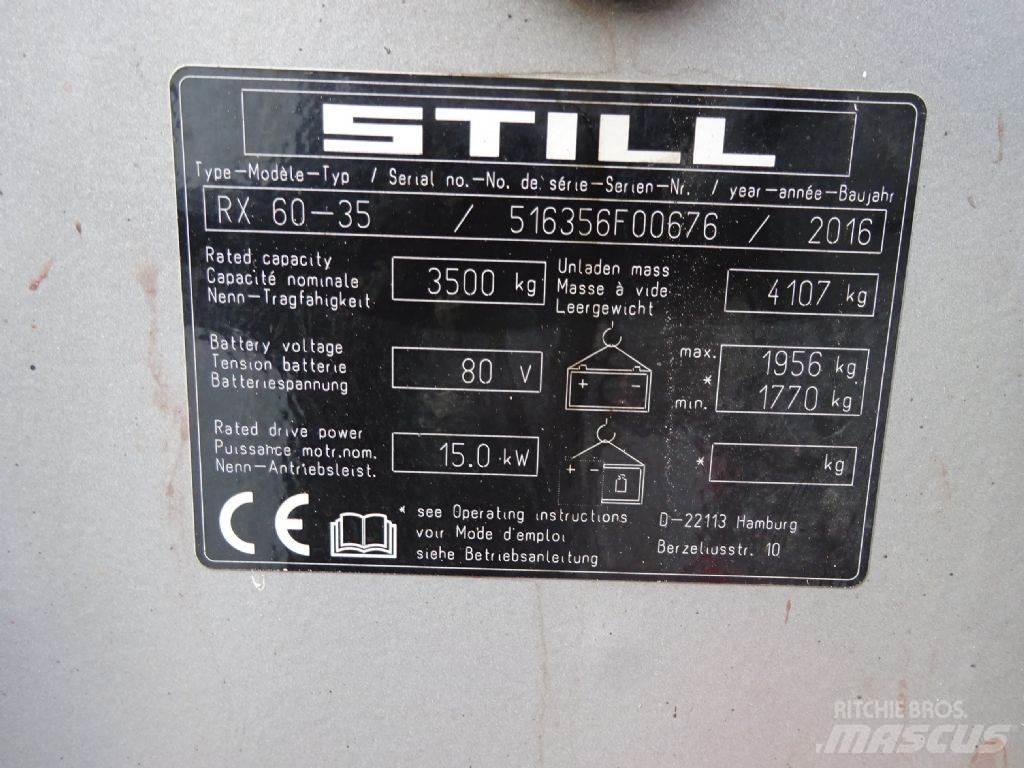 Still RX60-35 Elektriniai šakiniai krautuvai