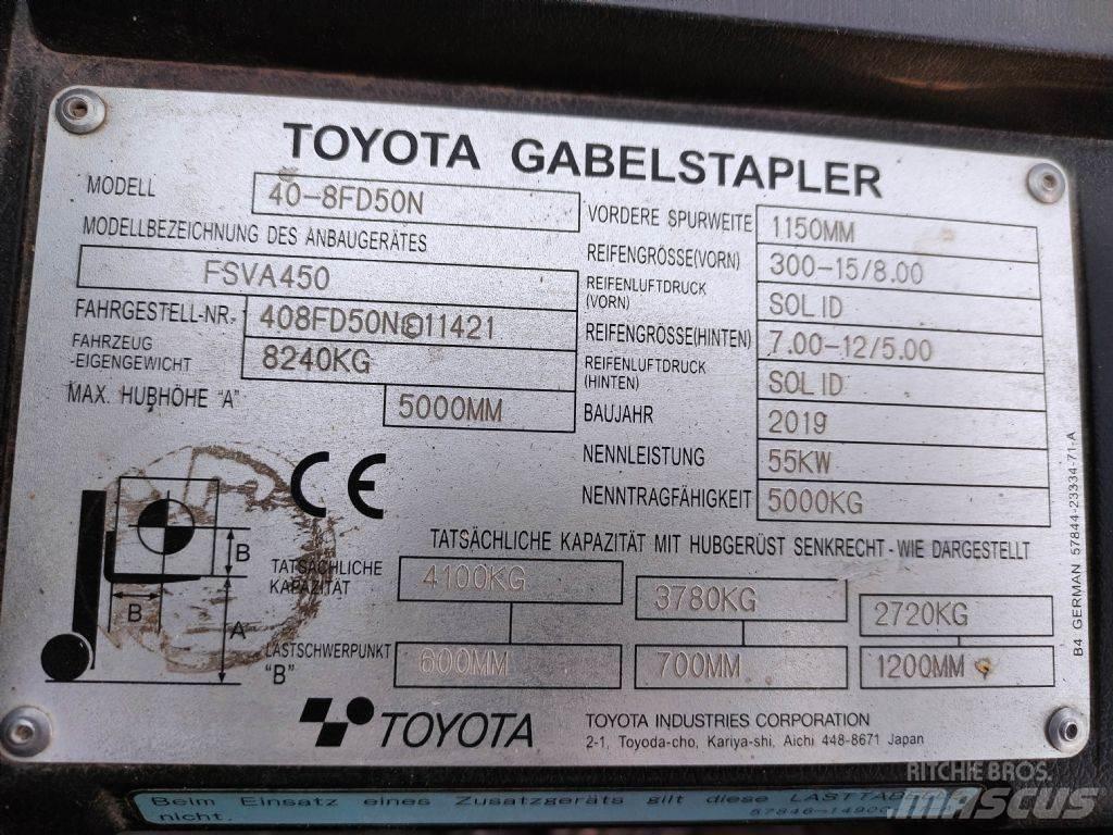 Toyota 40-8FD50N Dyzeliniai krautuvai