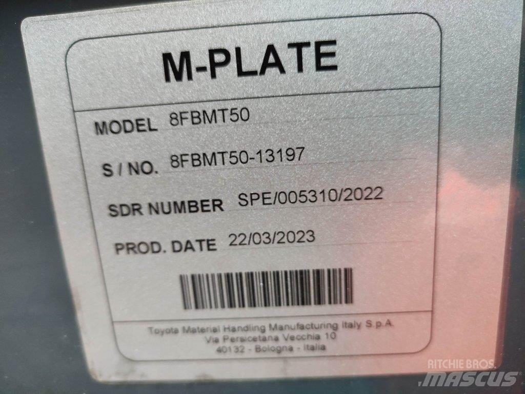 Toyota 8FBMT50 Elektriniai šakiniai krautuvai