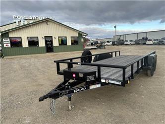  Delco 77x18' Tandem Pipe Top With Straight Deck an