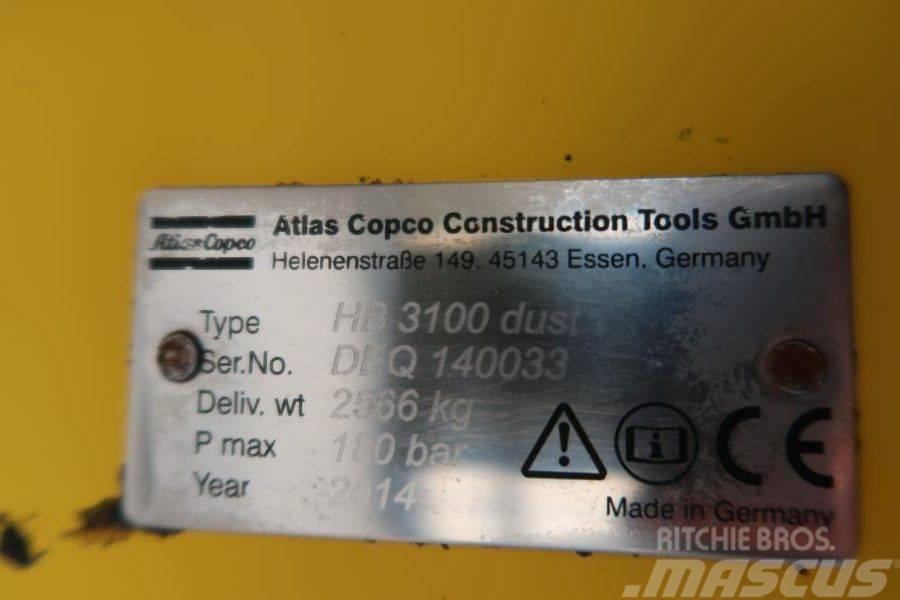Atlas Copco HB3100 DUST Epiroc Hidrauliniai kūjai / Trupintuvai