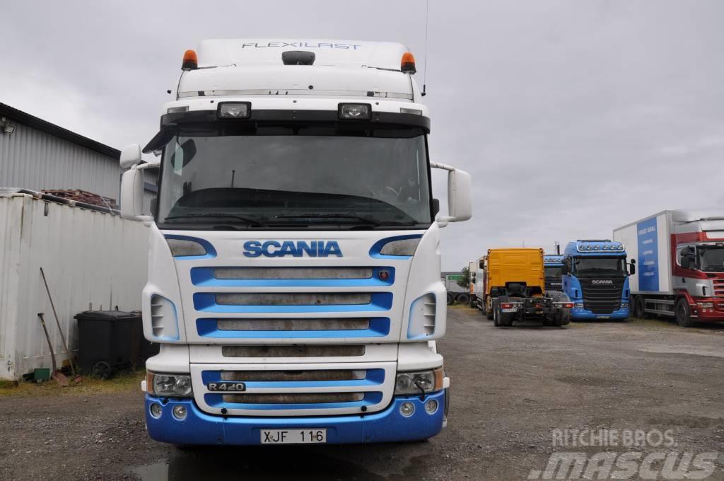 Scania R420LB6X2*4MNA Sunkvežimiai su dengtu kėbulu