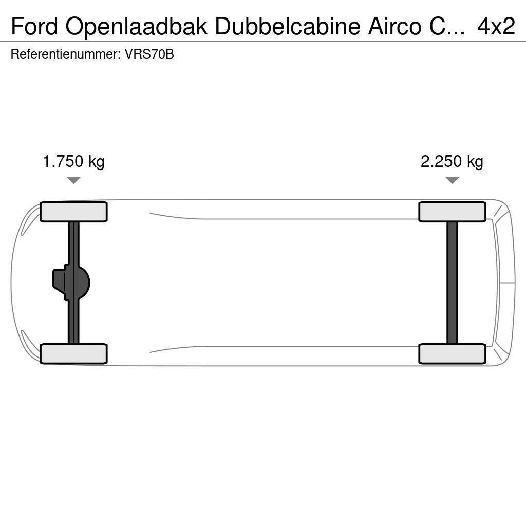 Ford Openlaadbak Dubbelcabine Airco Cruisecontrol Nieuw Pikapai / Bortiniai sunkvežimiai