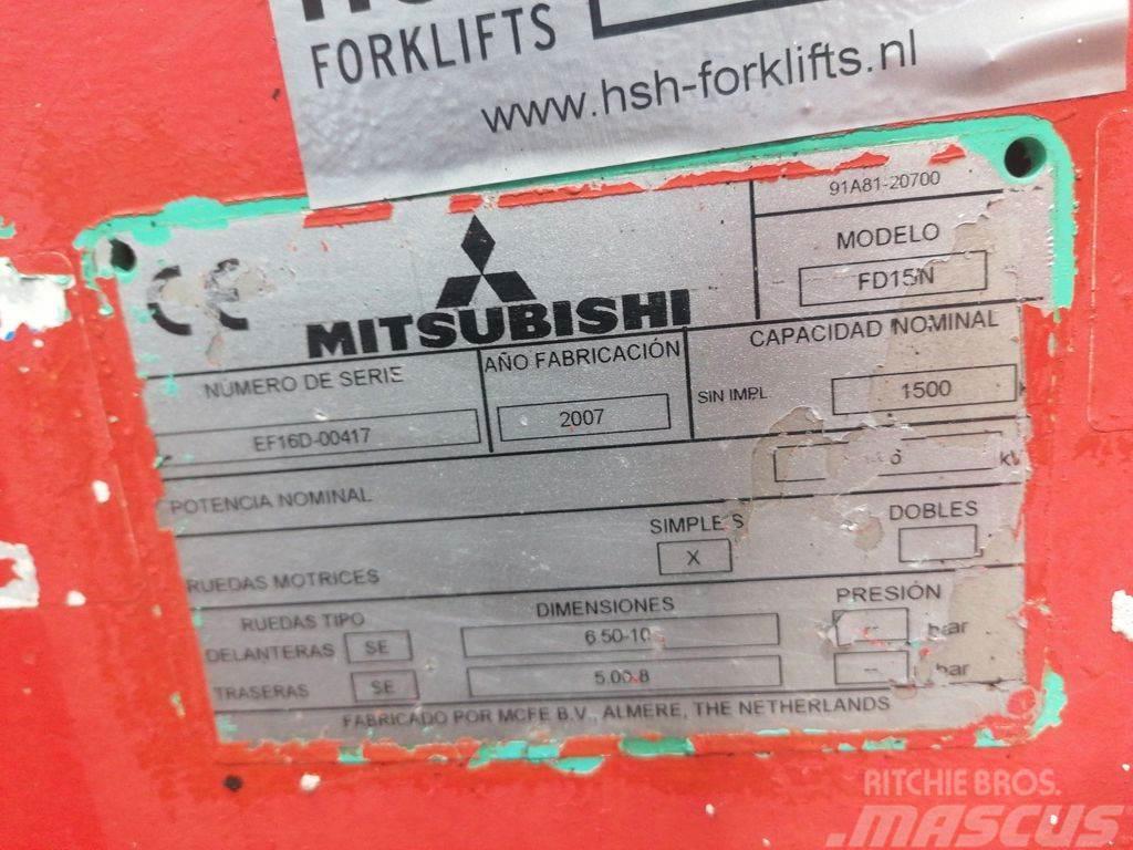 Mitsubishi FD15N Dyzeliniai krautuvai