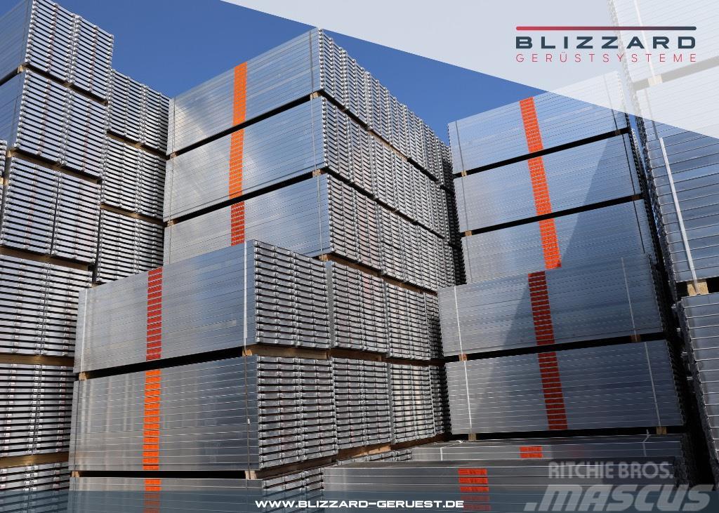  245,17 m² Fassadengerüst aus Alu Neu Blizzard S70 Pastolių įrengimai