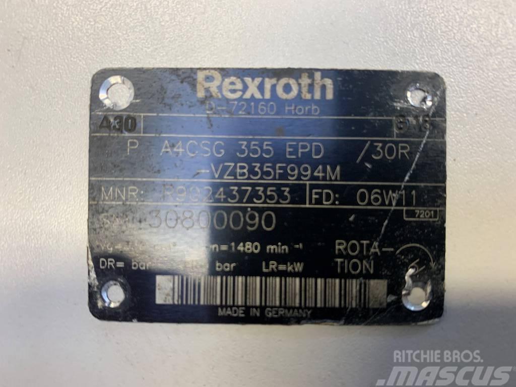 Rexroth A4CSG355 Hidraulikos įrenginiai