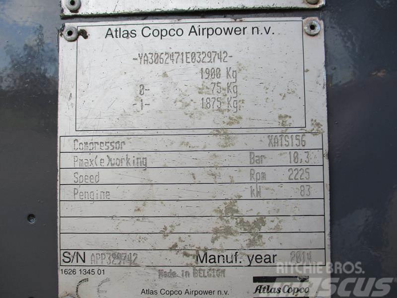 Atlas Copco XATS 156 DD - N Kompresoriai