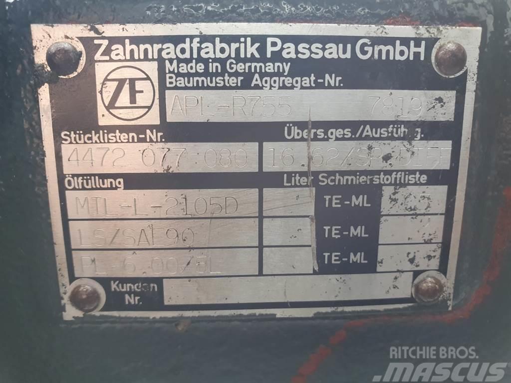 ZF APL-R755 - Ahlmann AZ 14 - Axle Ašys