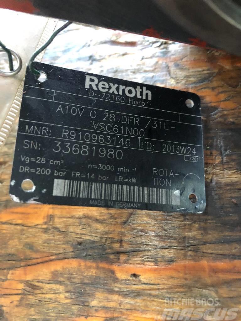 Rexroth A10V O 28 DFR/31L-VSC61N00 Kiti naudoti statybos komponentai
