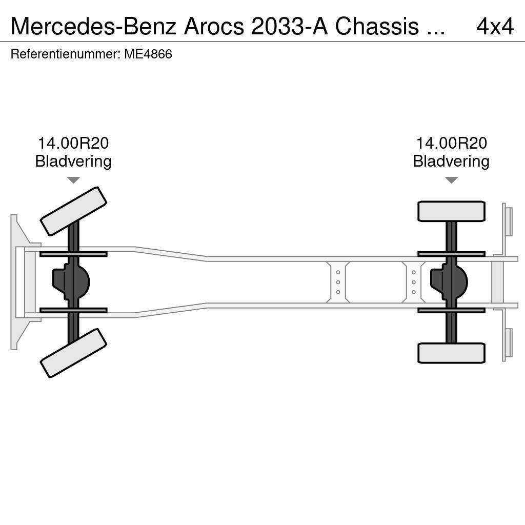 Mercedes-Benz Arocs 2033-A Chassis Cabin (2 units) Važiuoklė su kabina
