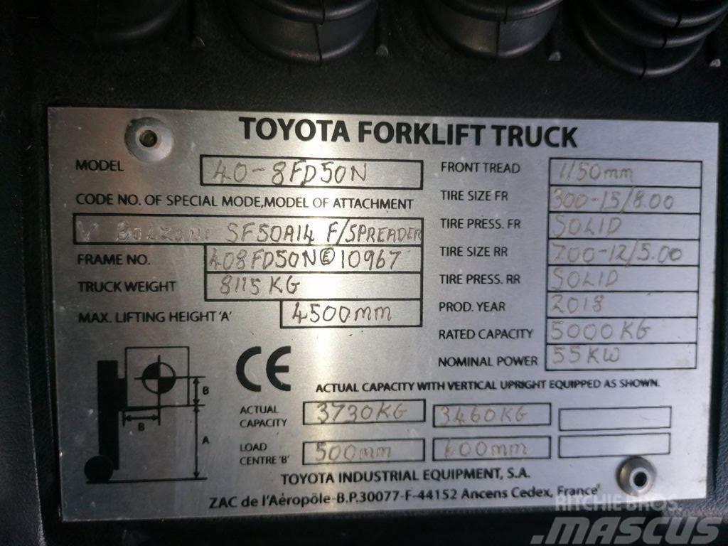 Toyota 40-8FD50N Dyzeliniai krautuvai