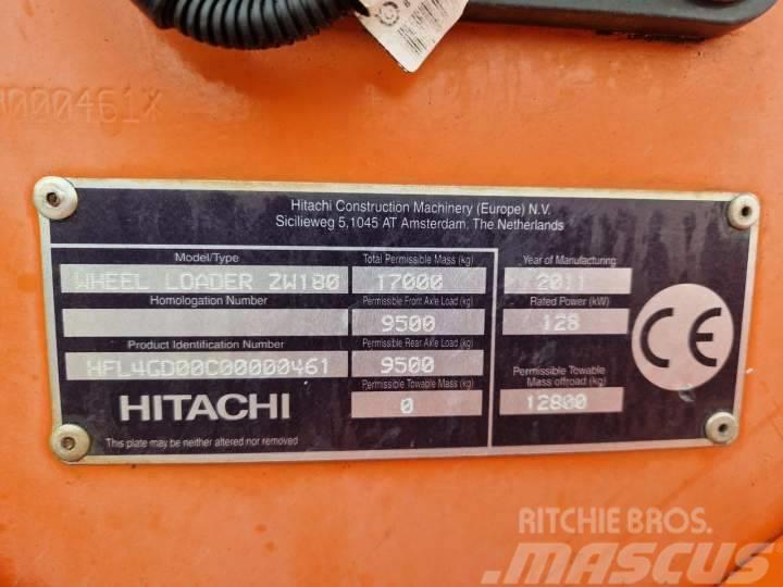 Hitachi ZW 180 Naudoti ratiniai krautuvai