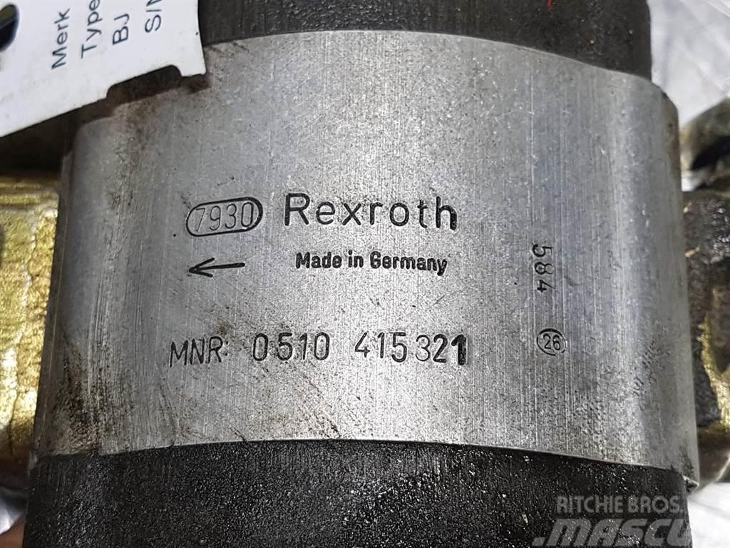 Rexroth 0510415321 - Gearpump/Zahnradpumpe/Tandwielpomp Hydraulics