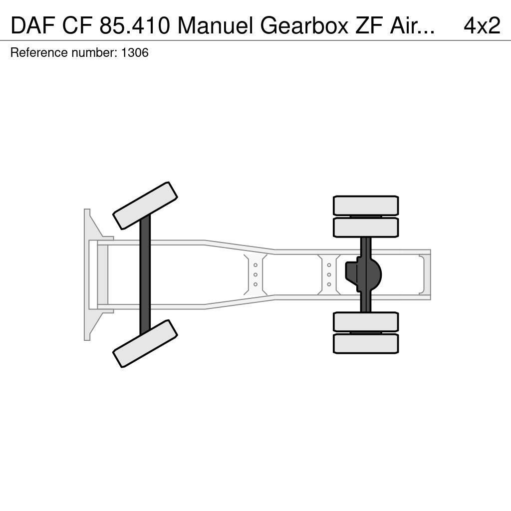 DAF CF 85.410 Manuel Gearbox ZF Airconditioning SpaceC Naudoti vilkikai