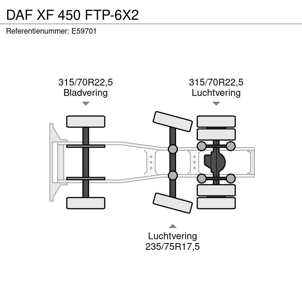DAF XF 450 FTP-6X2 Naudoti vilkikai