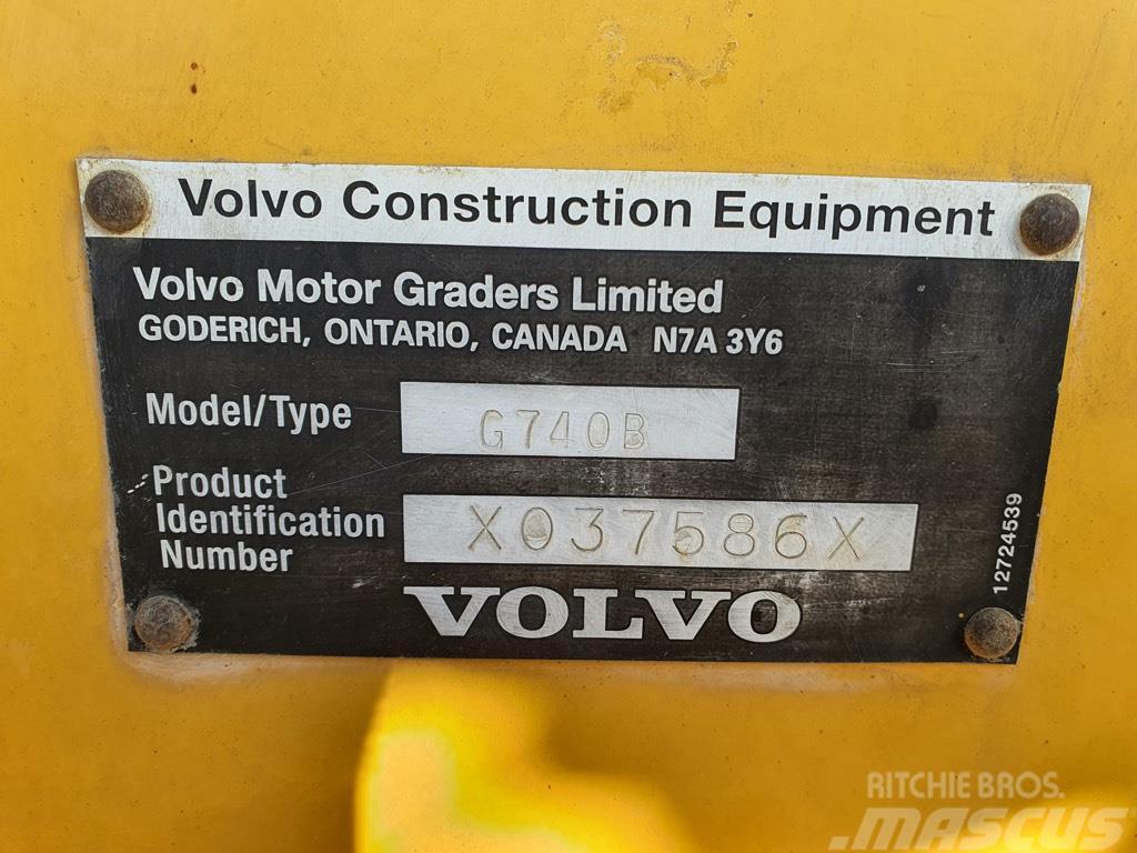 Volvo G 740 B PARTS Greideriai