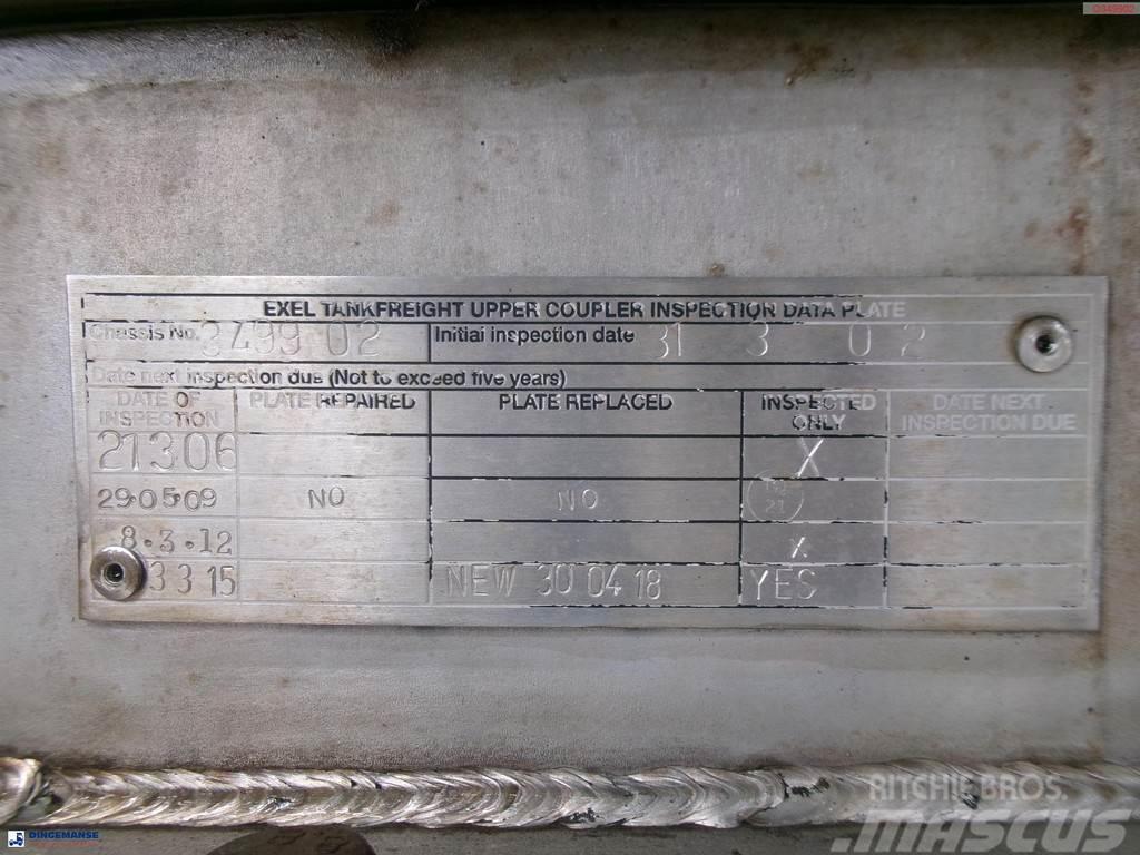  Clayton Bitumen tank inox 31 m3 / 1 comp Cisternos puspriekabės