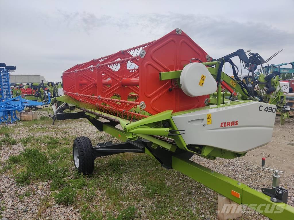 CLAAS C490 Derliaus nuėmimo kombainų galvos
