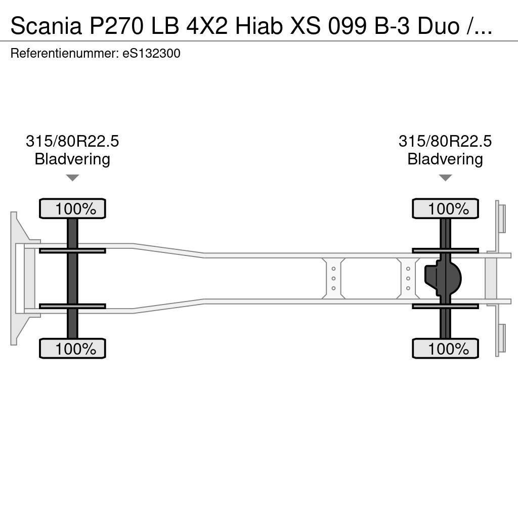 Scania P270 LB 4X2 Hiab XS 099 B-3 Duo / NEW/UNUSED Visureigiai kranai