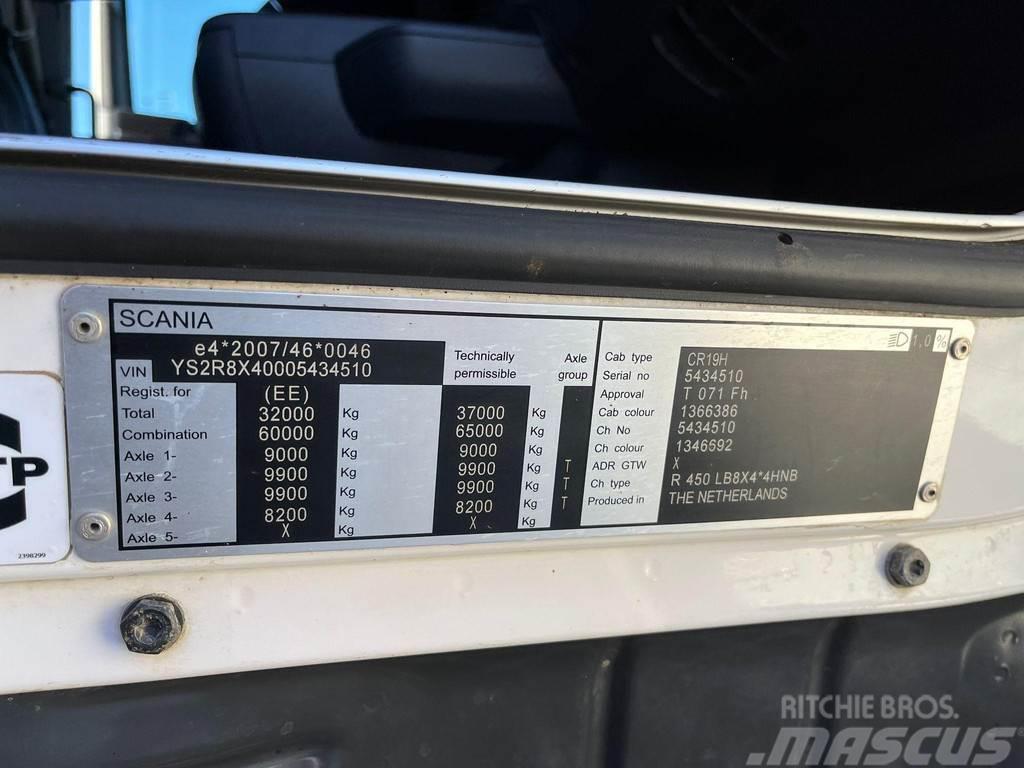 Scania R 450 8x4*4 FOR SALE AS CHASSIS ! Važiuoklė su kabina