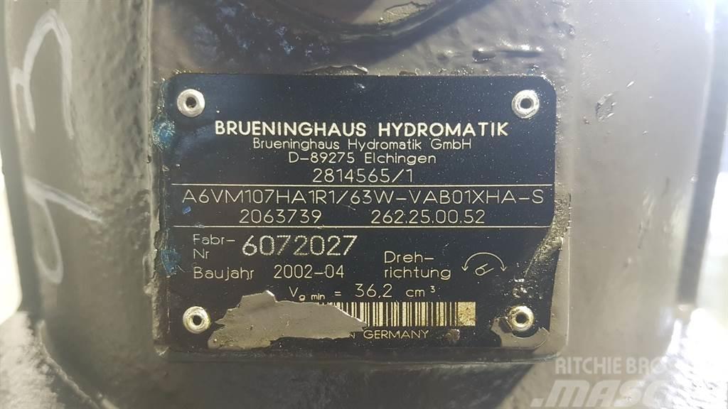 Brueninghaus Hydromatik A6VM107HA1R1/63W -Volvo L35B-Drive motor/Fahrmotor Hidraulikos įrenginiai