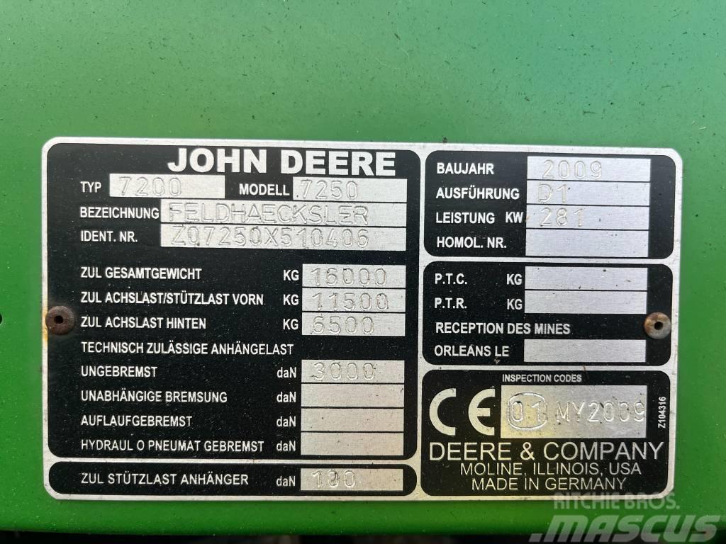 John Deere 7250 Pašarų ruošimo technika