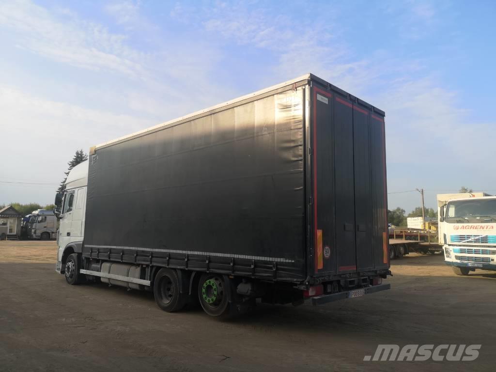 DAF XF 480 6x2 Jumbo Priekabos su tentu