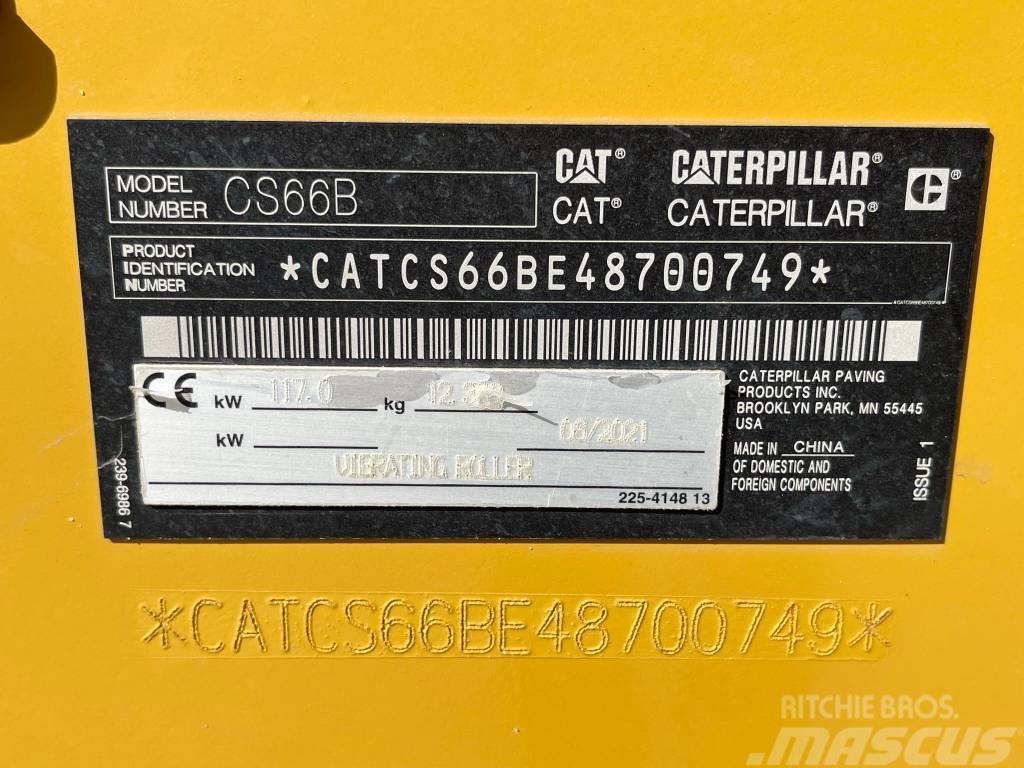 CAT CS66B - Low Hours / CE Certified - Airco Vieno būgno volai