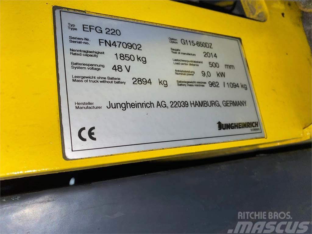 Jungheinrich EFG 220 Elektriniai šakiniai krautuvai