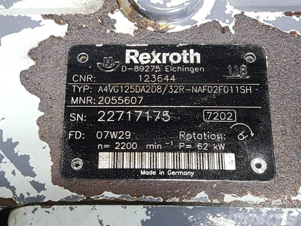 Rexroth A4VG125DA2D8/32R-123644 / R902055607-Drive pump Hidraulikos įrenginiai