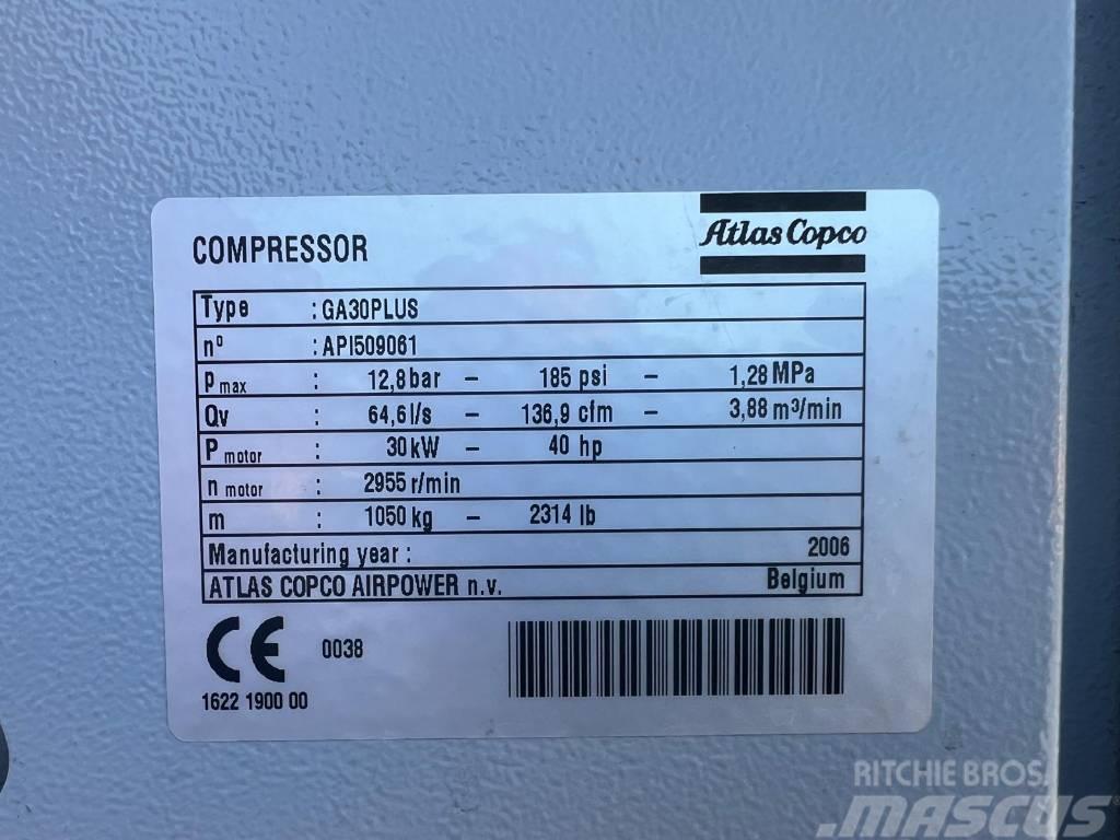 Atlas Copco Compressor, Kompressor GA 30+ FF Kompresoriai