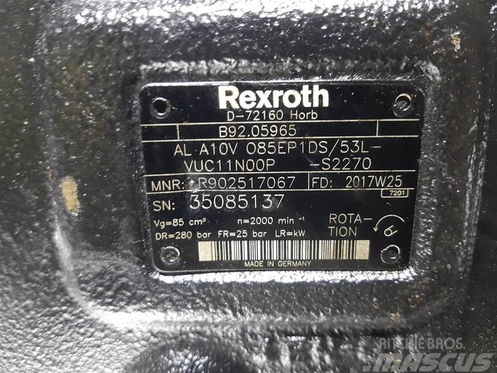 Rexroth ALA10VO85EP1DS/53L - Load sensing pump Hidraulikos įrenginiai