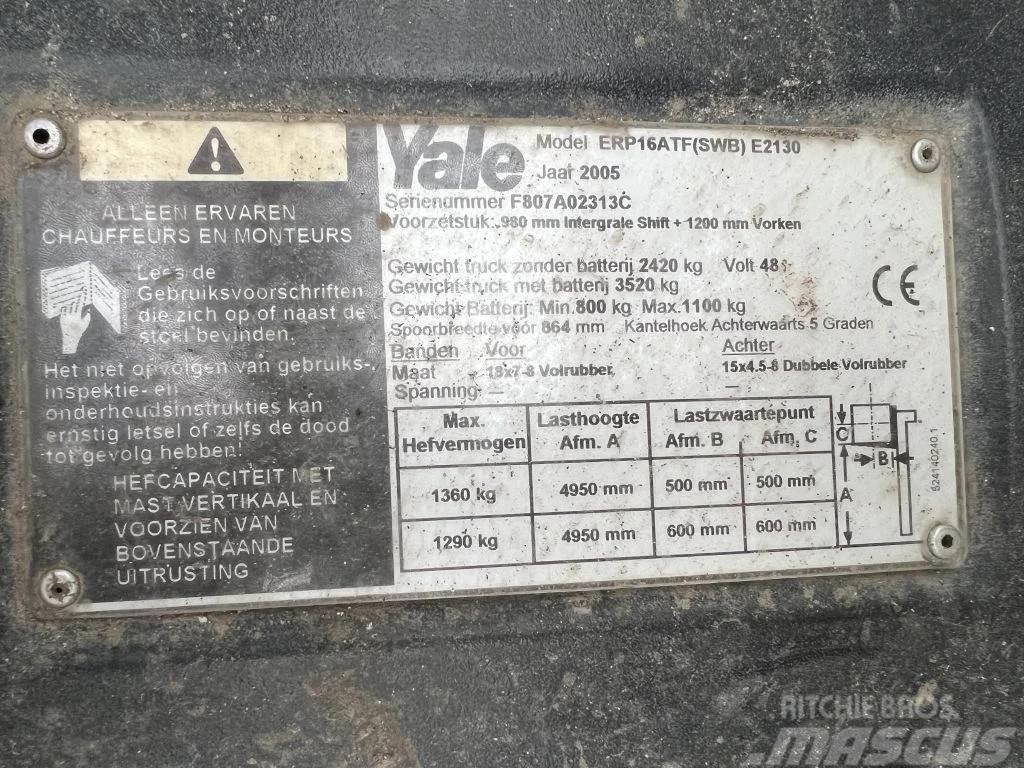 Yale ERP 16 Elektriniai šakiniai krautuvai