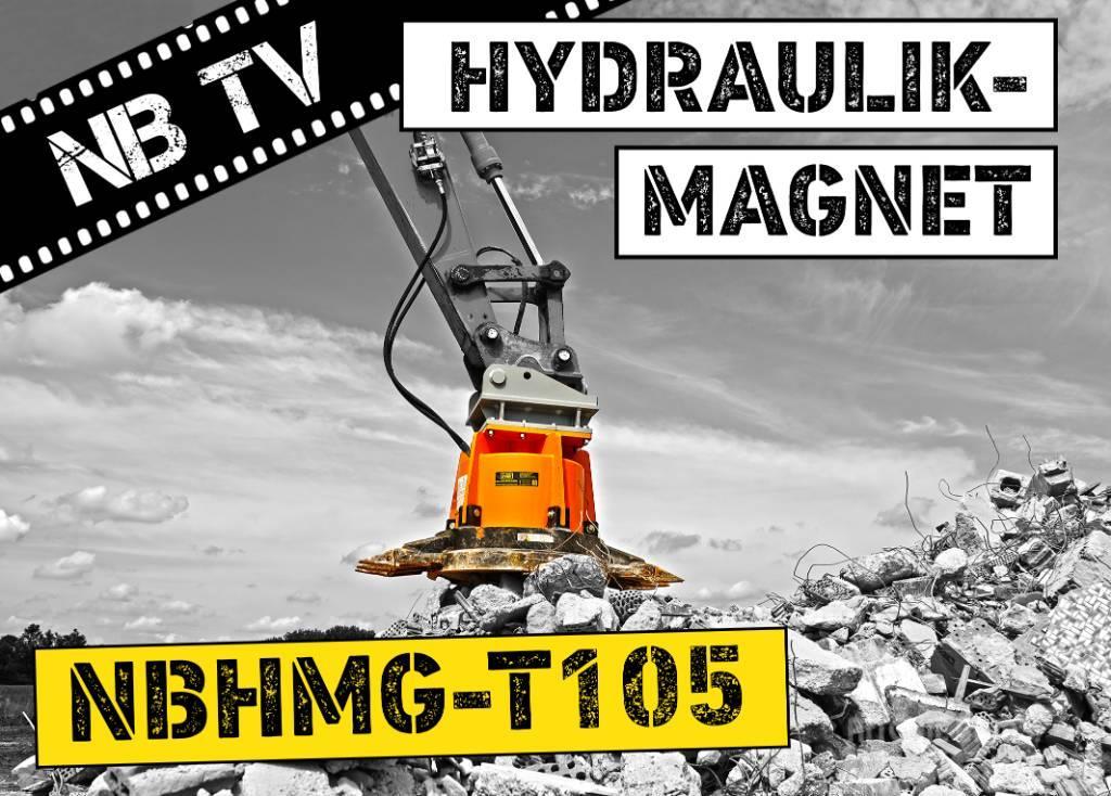  Hydraulikmagnet NBHMG T105 | Baggermagnet | 19-23t Vikšriniai ekskavatoriai