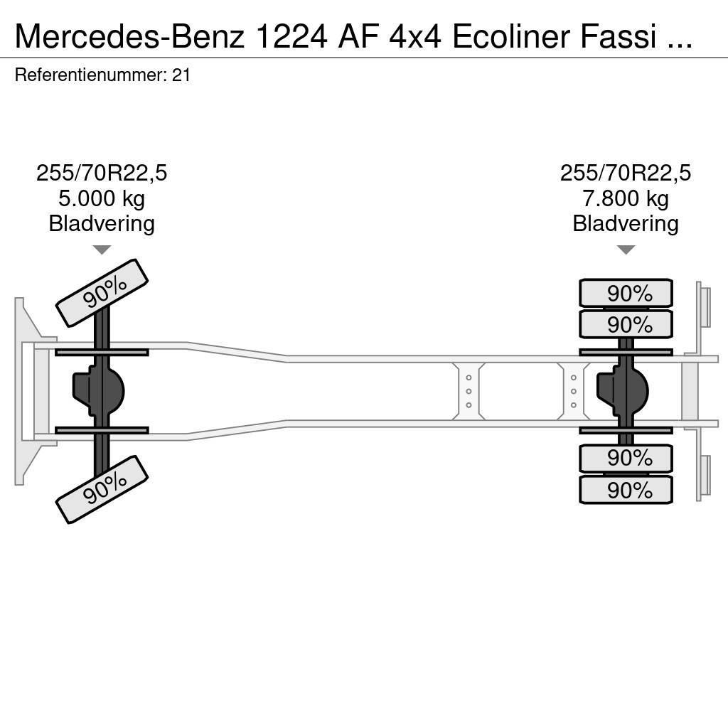 Mercedes-Benz 1224 AF 4x4 Ecoliner Fassi F85.23 Winde Beleuchtun Gaisrinės
