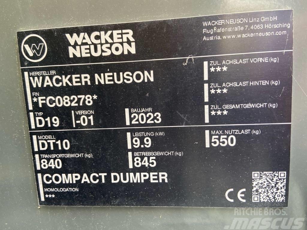 Wacker Neuson DT10 Vikšrinė savivartė technika