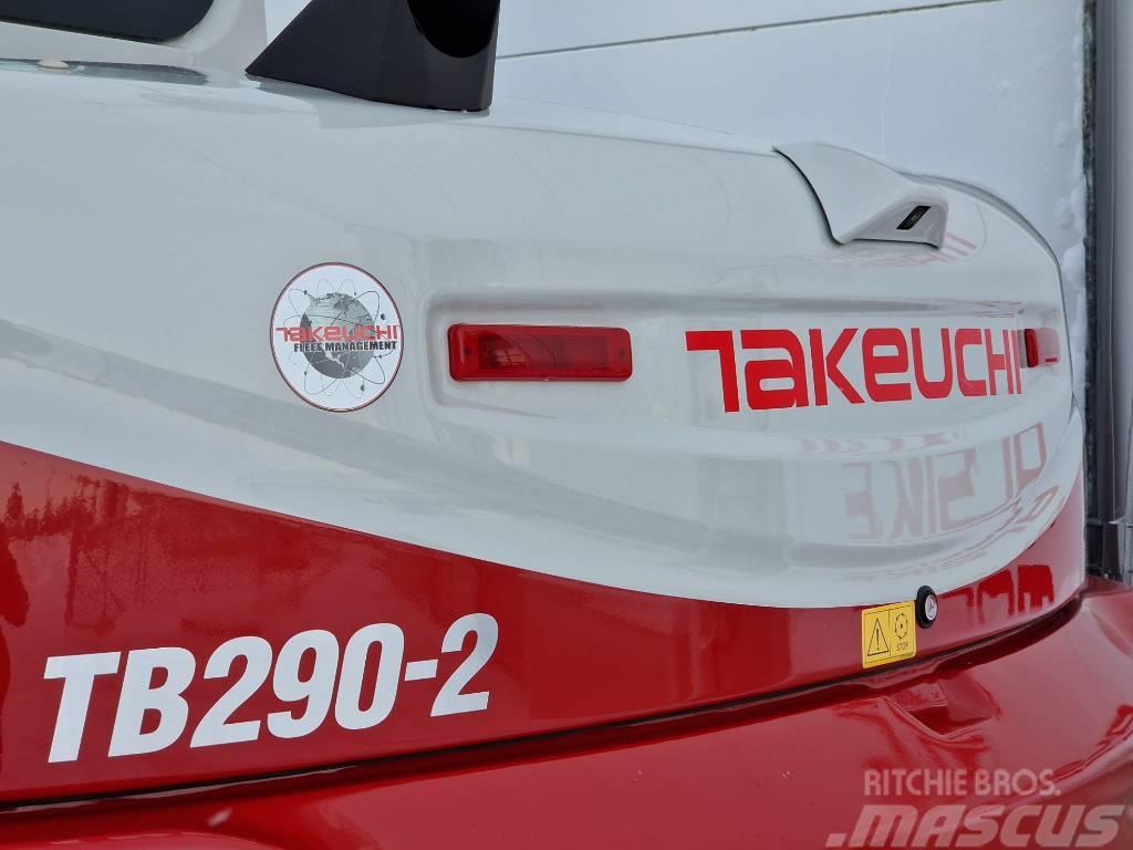 Takeuchi TB290-2 2PC med SMP rotortilt Mini ekskavatoriai < 7 t