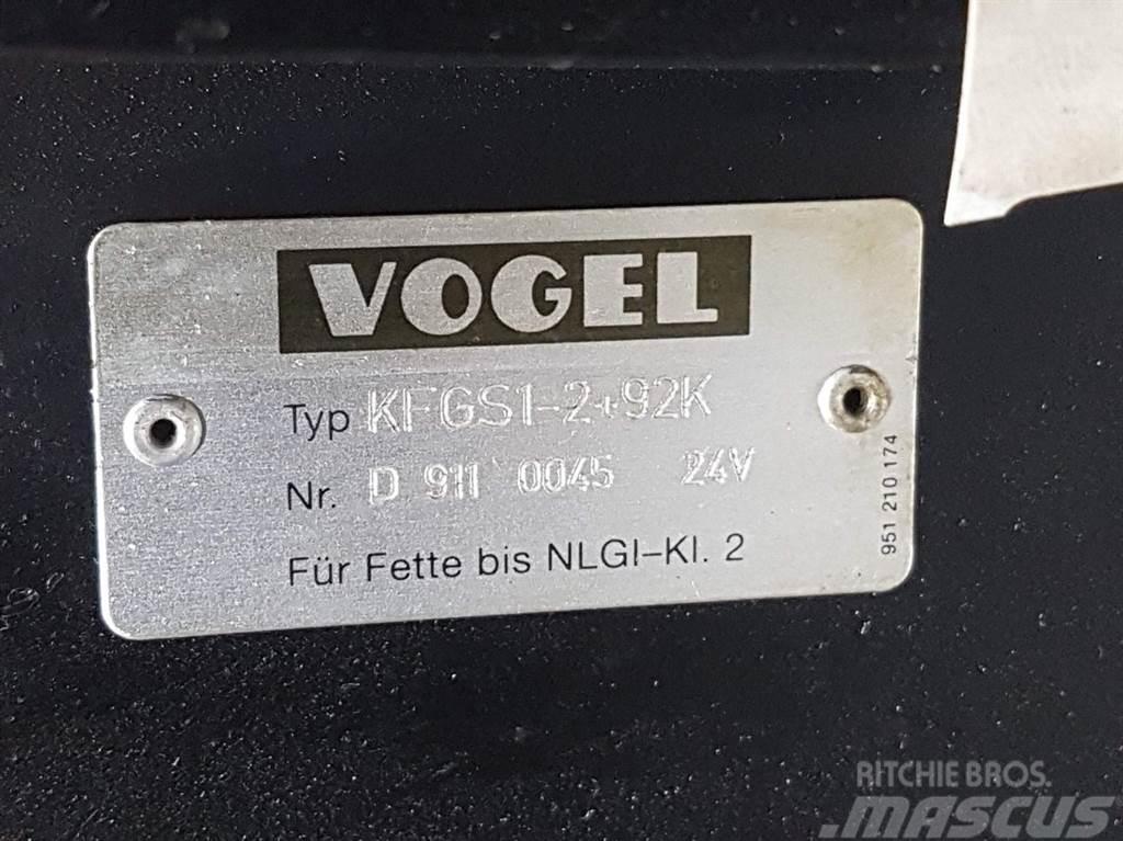 Liebherr A924-Vogel KFGS1-2+92K 24V-Lubricating system Važiuoklė ir suspensija