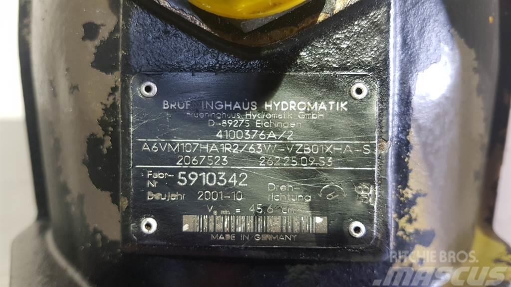 Brueninghaus Hydromatik A6VM107HA1R2/63W - Almann AZ150 - Drive motor Hidraulikos įrenginiai