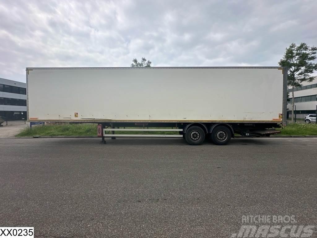 Fruehauf gesloten bak Dhollandia Box body semi-trailers